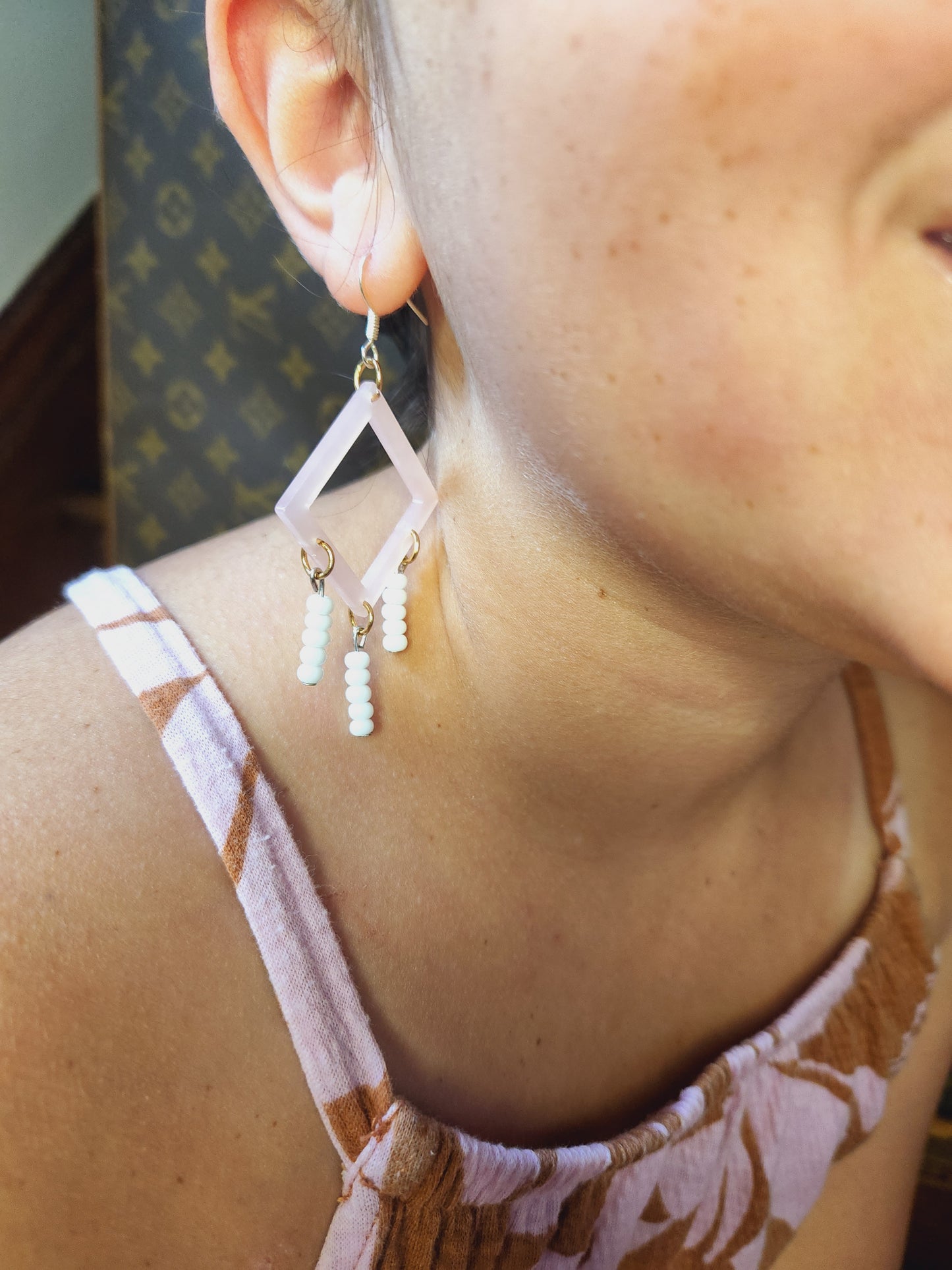 Square Dangle Earrings