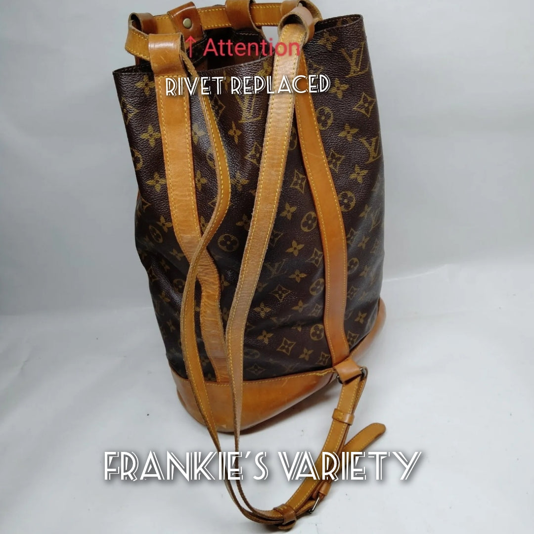 RARE Louis Vuitton LV Shoulder Bag Backpack Style Randonnee GM