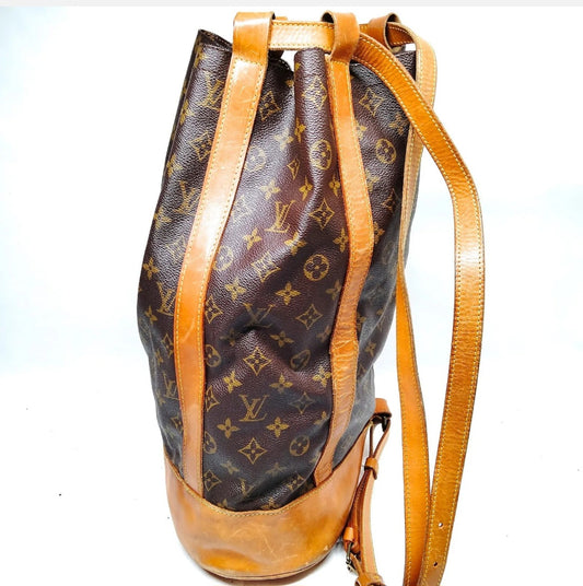 RARE Louis Vuitton LV Shoulder Bag Backpack Style Randonnee GM