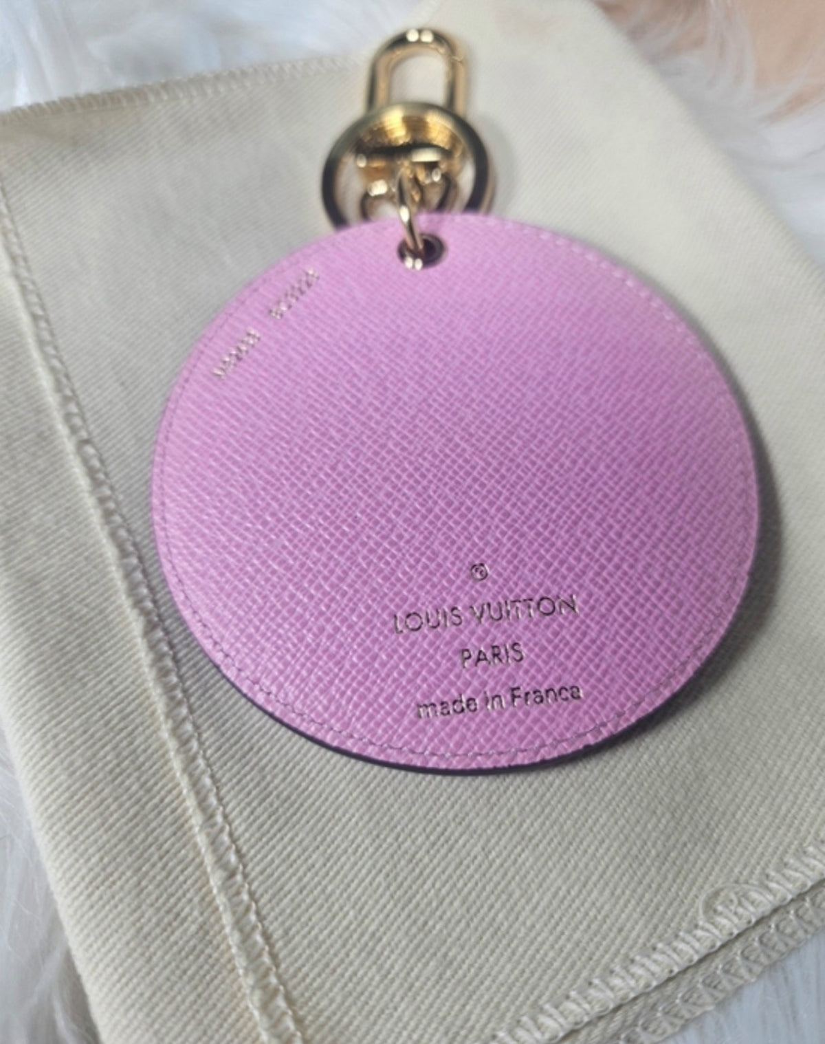 Louis Vuitton Monogram Illustre Ice Skate Vivienne Bag Charm & Key Holder