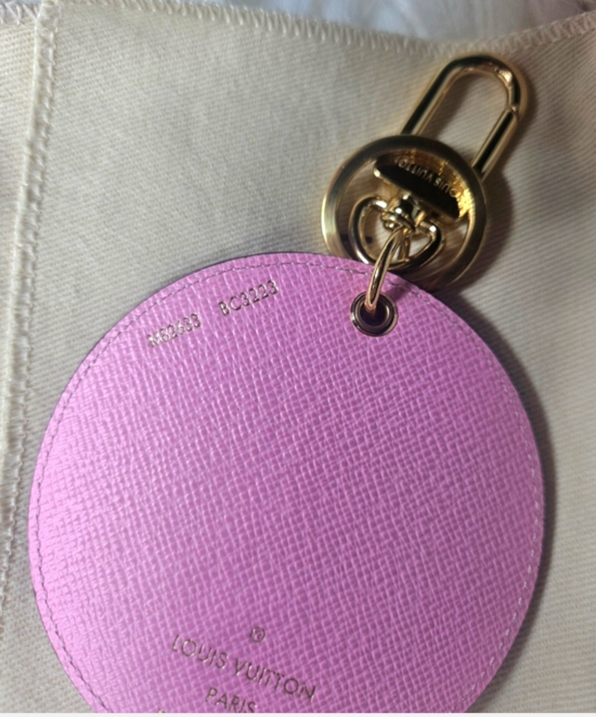 Louis Vuitton Monogram Illustre Ice Skate Vivienne Bag Charm & Key Holder