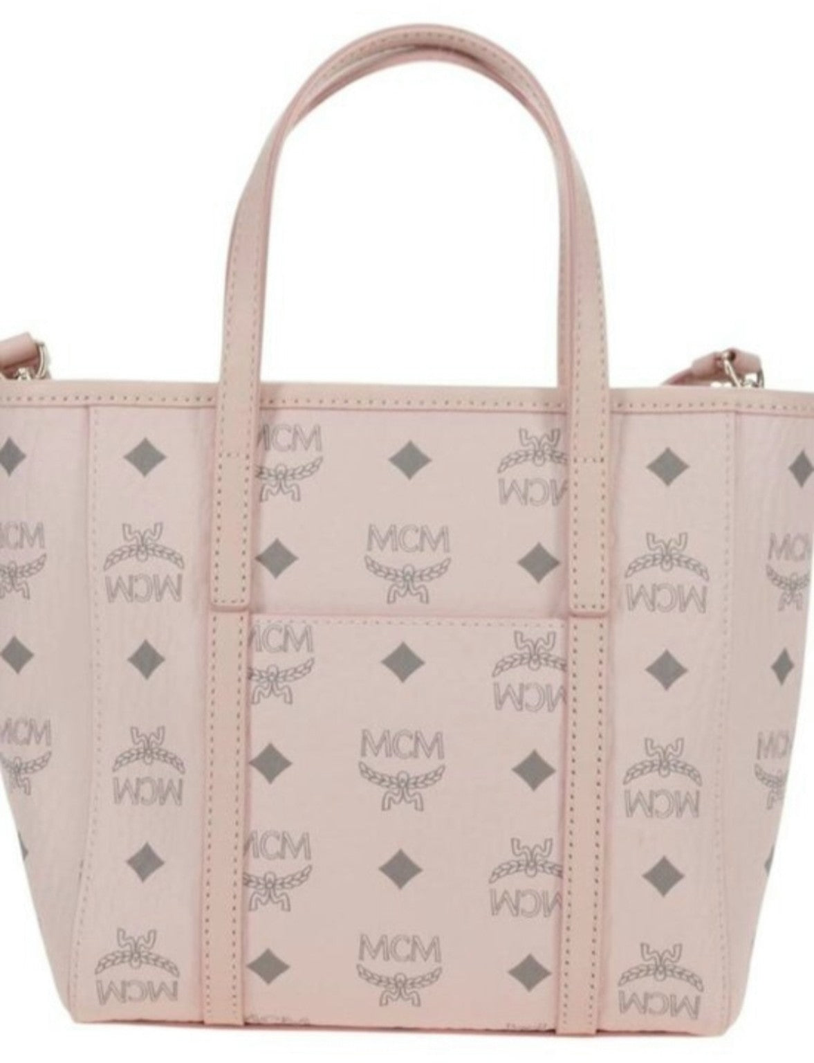 MCM x Hello Kitty Limited Edition Mini Tote Crossbody Bag – Powder Pink Visetos