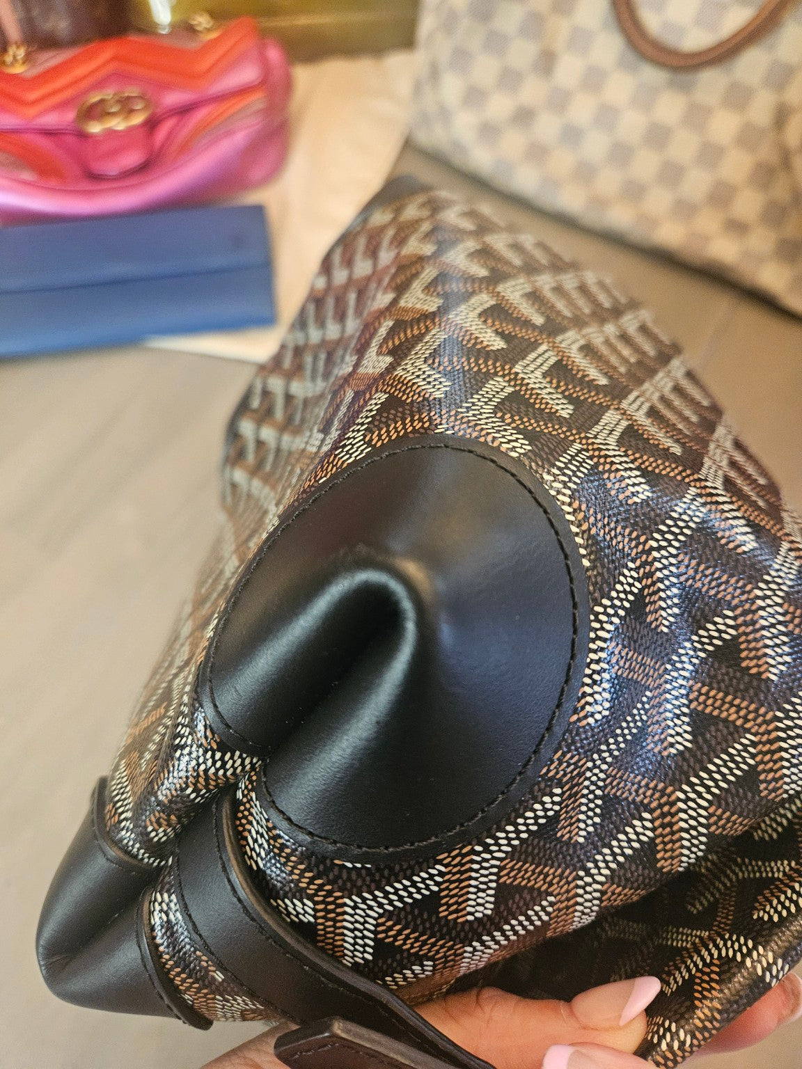 Goyard Bowling 25 Toiletry Bag – Black Goyardine Canvas