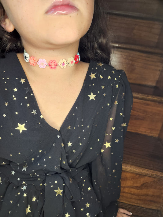 Flower Choker, multi