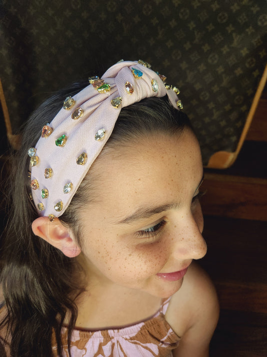 Multi Colored Crystal Headband