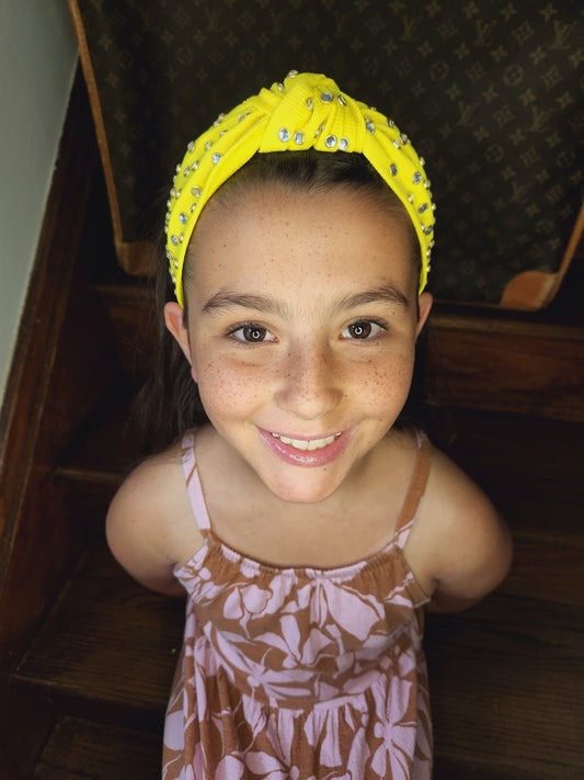 Mellow Yellow Studded Headband