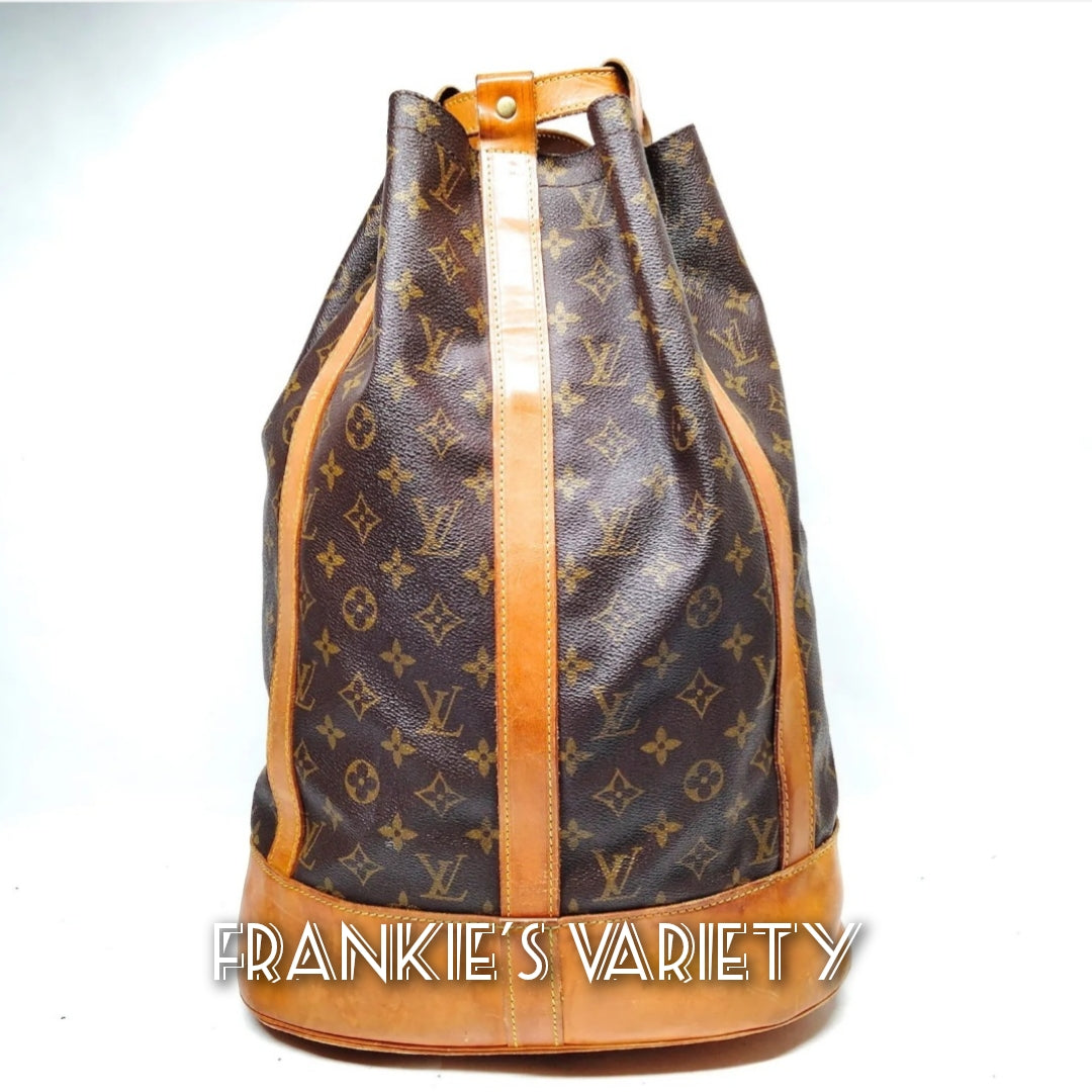 RARE Louis Vuitton LV Shoulder Bag Backpack Style Randonnee GM